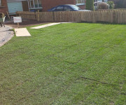 Roe Landscapes Paving & Landscaping Specialists, Dungiven, New garden in process