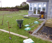Roe Landscapes Paving & Landscaping Specialists, Dungiven, Garden restoration in process