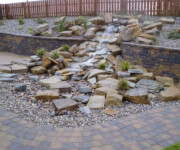 Roe Landscapes Paving & Landscaping Specialists, Dungiven, Rockery with waterfall