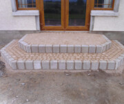 Roe Landscapes Paving & Landscaping Specialists, Dungiven, Back door paving