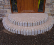 Roe Landscapes Paving & Landscaping Specialists, Dungiven, Front door paving