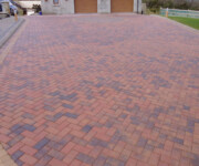Roe Landscapes Paving & Landscaping Specialists, Dungiven, block driveway with double garage