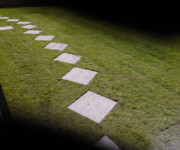 Roe Landscapes Paving & Landscaping Specialists, Dungiven, Paving slabs with grass
